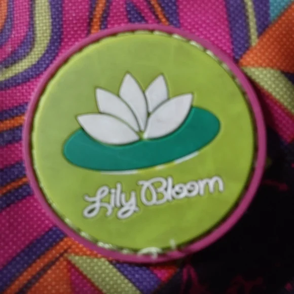 EUC Colorful Lily Bloom Crossbody Bag Bright Colors Neon Florals - Picture 6 of 8